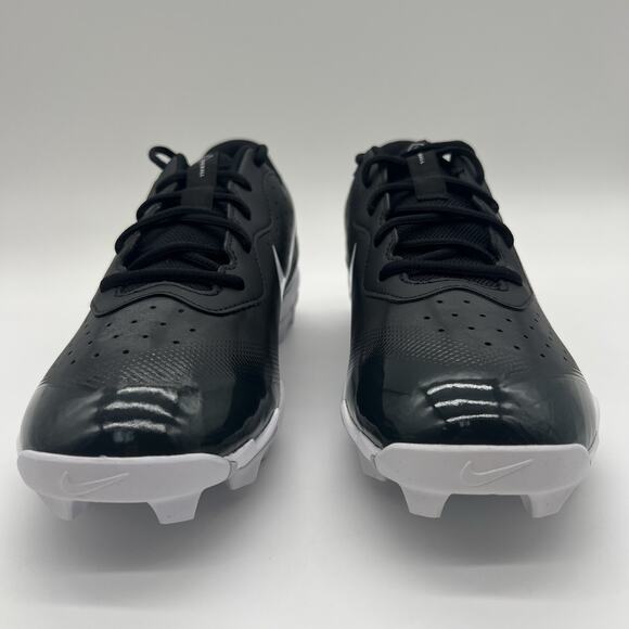Mens Sz 10.5 Nike Alpha Huarache 4 Keystone Black Baseball Cleats DJ6524 001 - Picture 3 of 7